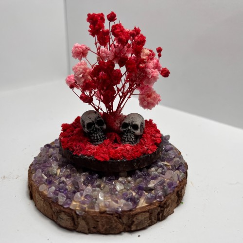 Skulls Red Tree